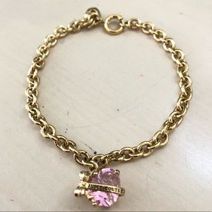 Juicy Couture Bracelet with Pink Heart Charm